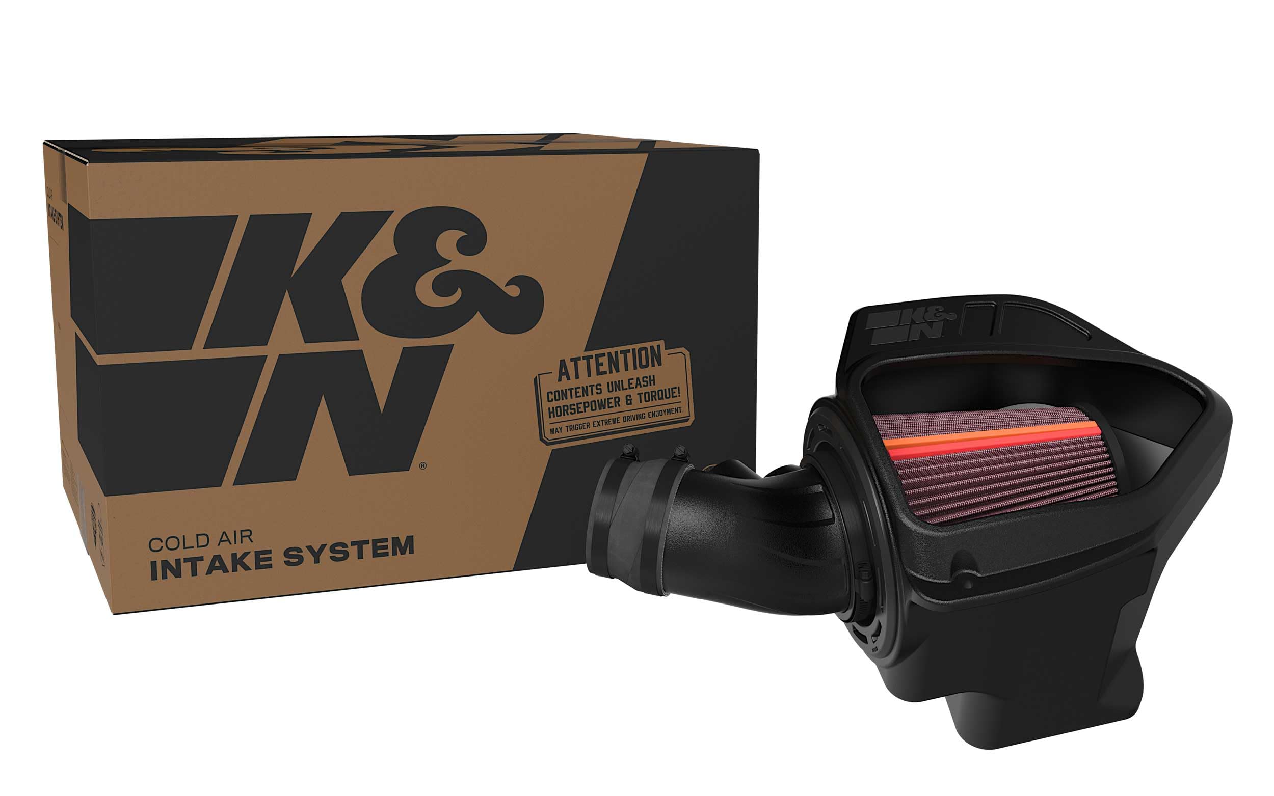 K&N NextGen Cold Air Intake System: High-Flow Cotton Filter: Compatible with 2011-2023 DODGE/CHRYSLER; Challenger; Charger; 300; 50-2545