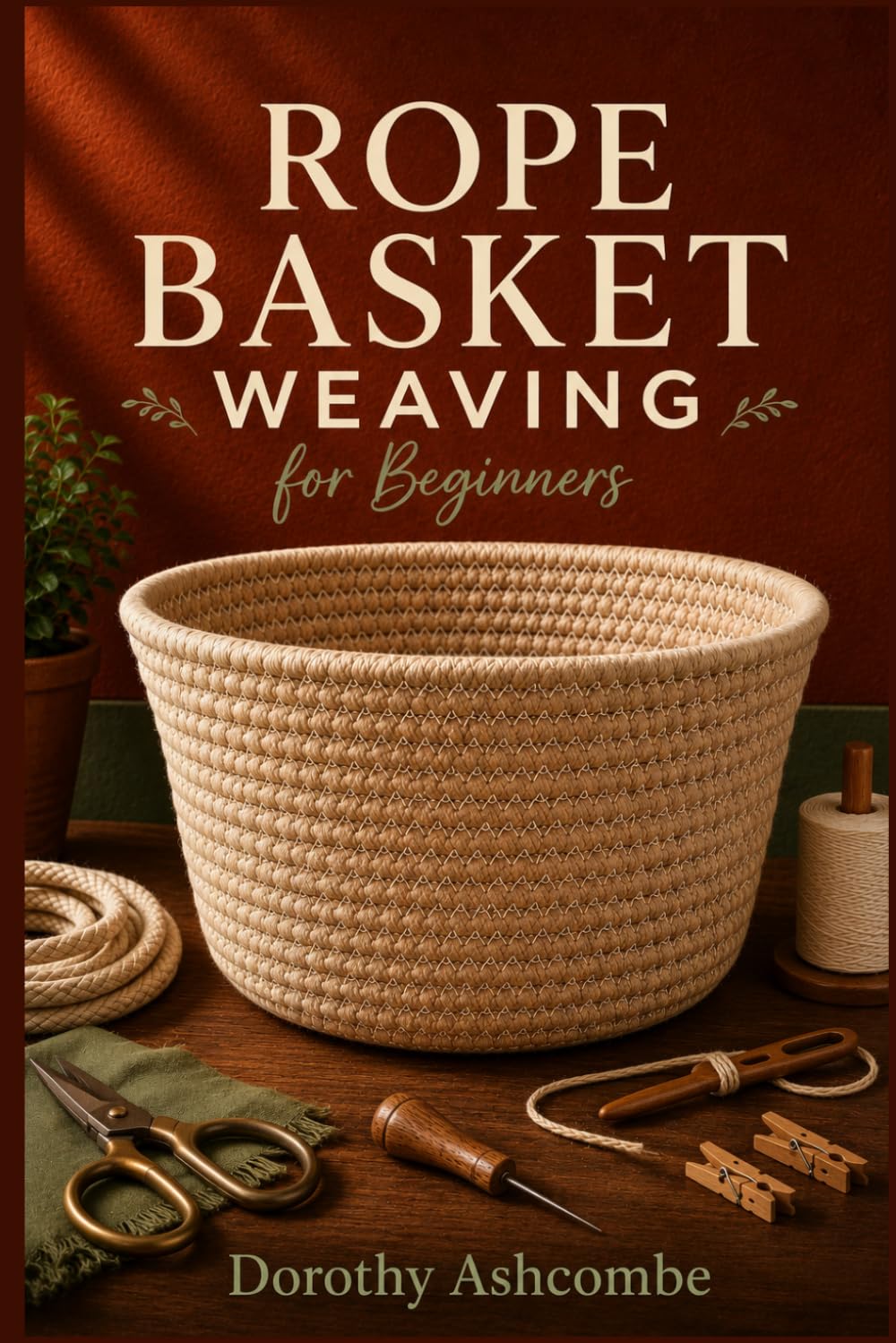 ROPE BASKET WEAVING FOR BEGINNERS: A Step-by-Step Guide to Understanding Techniques, Coiling, and Stitching 15 Handmade Basket Projects