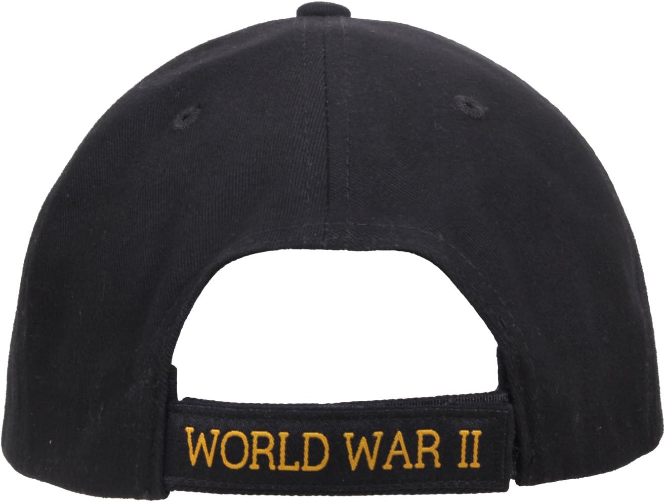 Rothco WWII Veteran Deluxe Low Profile Cap, Black