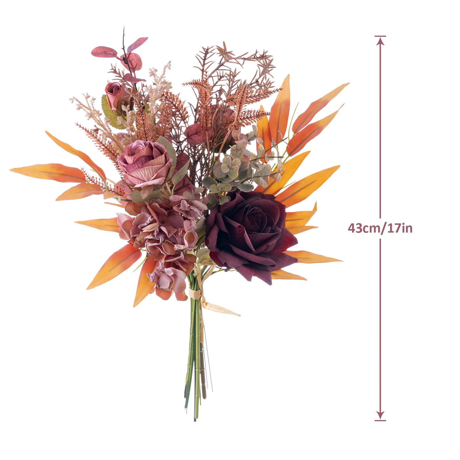 Kunstbloem Roos Steel Beauty - 78 cm | Tuincentrum De Boet