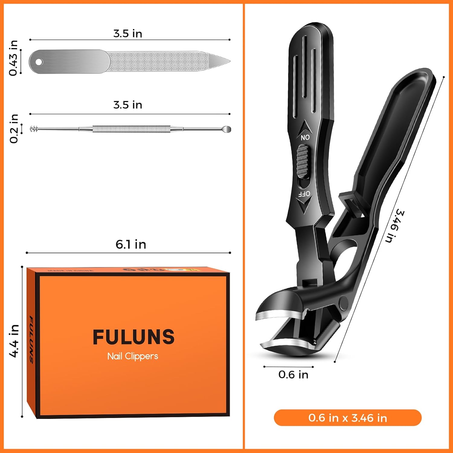 Toenail Clippers for Seniors Thick Toenails, 2026 Large Angled Nail Clippers for Men Thick Nails with Catcher, Heavy Duty Nail Cutter Long Handle Sharp Fingernail Clipper Gifts for Men Women Adults