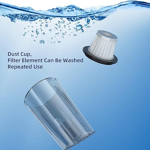 Miniatura 9 de TOPINCN Aspirador inalámbrico de carga de coche de alta potencia para el hogar inalámbrico portátil de mano producto de limpieza para mini