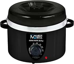 Mega Bell, Panela aquecedora de cera para depilação, Termocera, Cera-Matic Baby, Sem refil, Bivolt, 200g