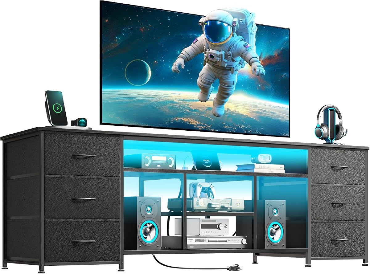 Furologee 63 Inch LED TV Stand