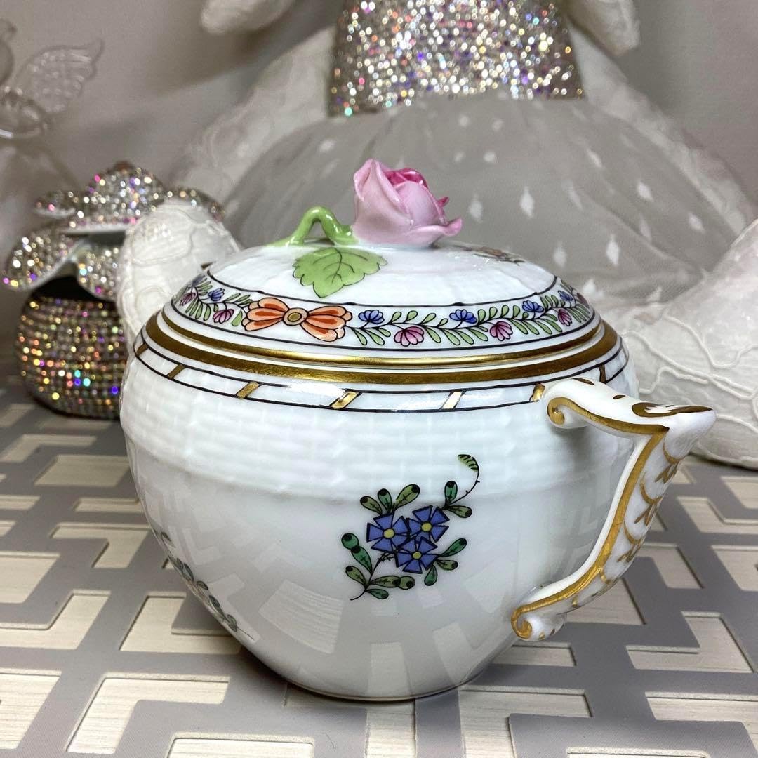 ヘレンドシュガーポット（脚付）｜HEREND 脚付きシュガーポット ヘレ