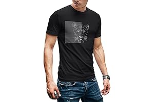 Tesori & Co. Men's Lioness Premium Graphic Tee