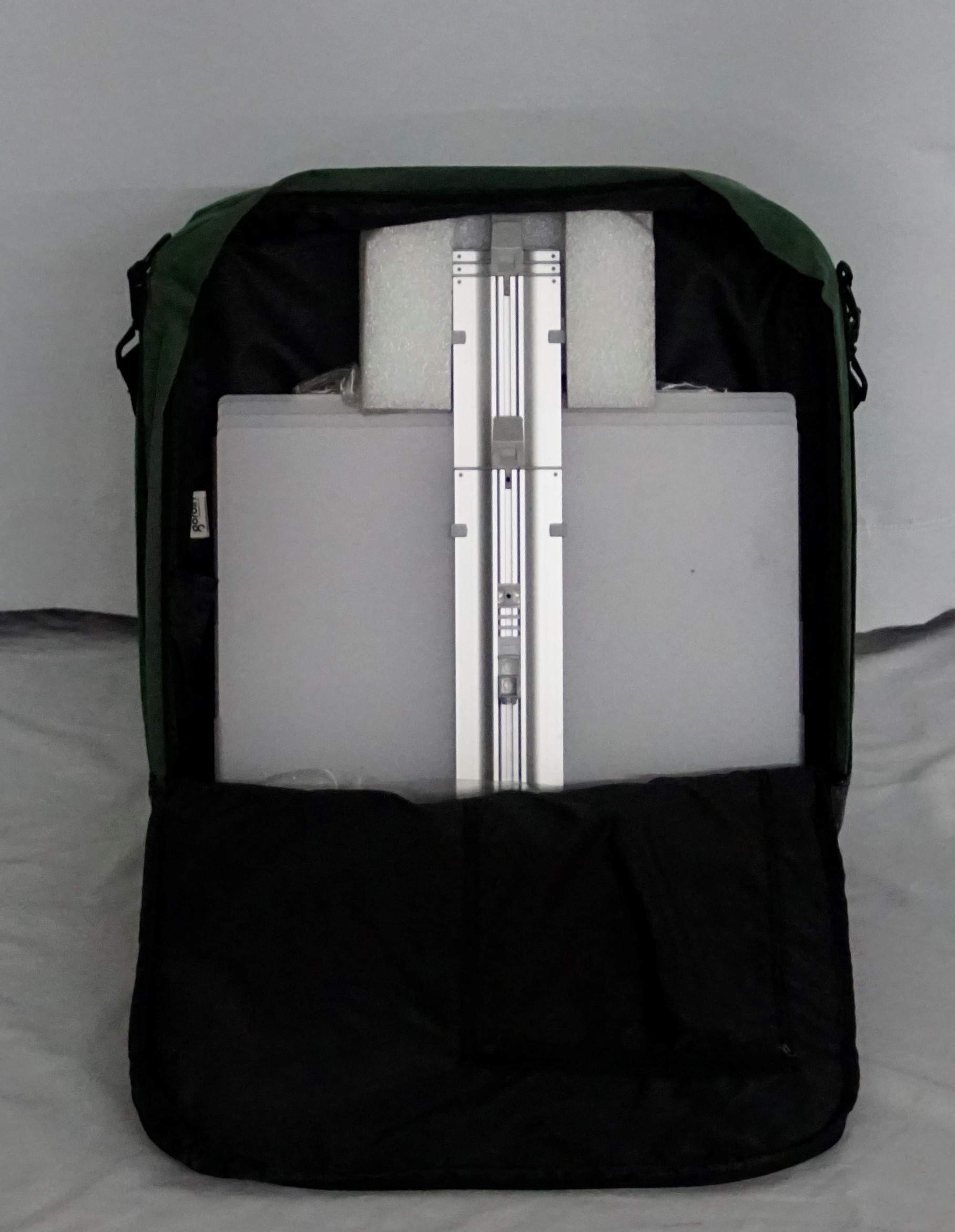 Design Prospektständer - faltbar - 8xA4 - OCTANORM vario D8 - Acryl + Tasche