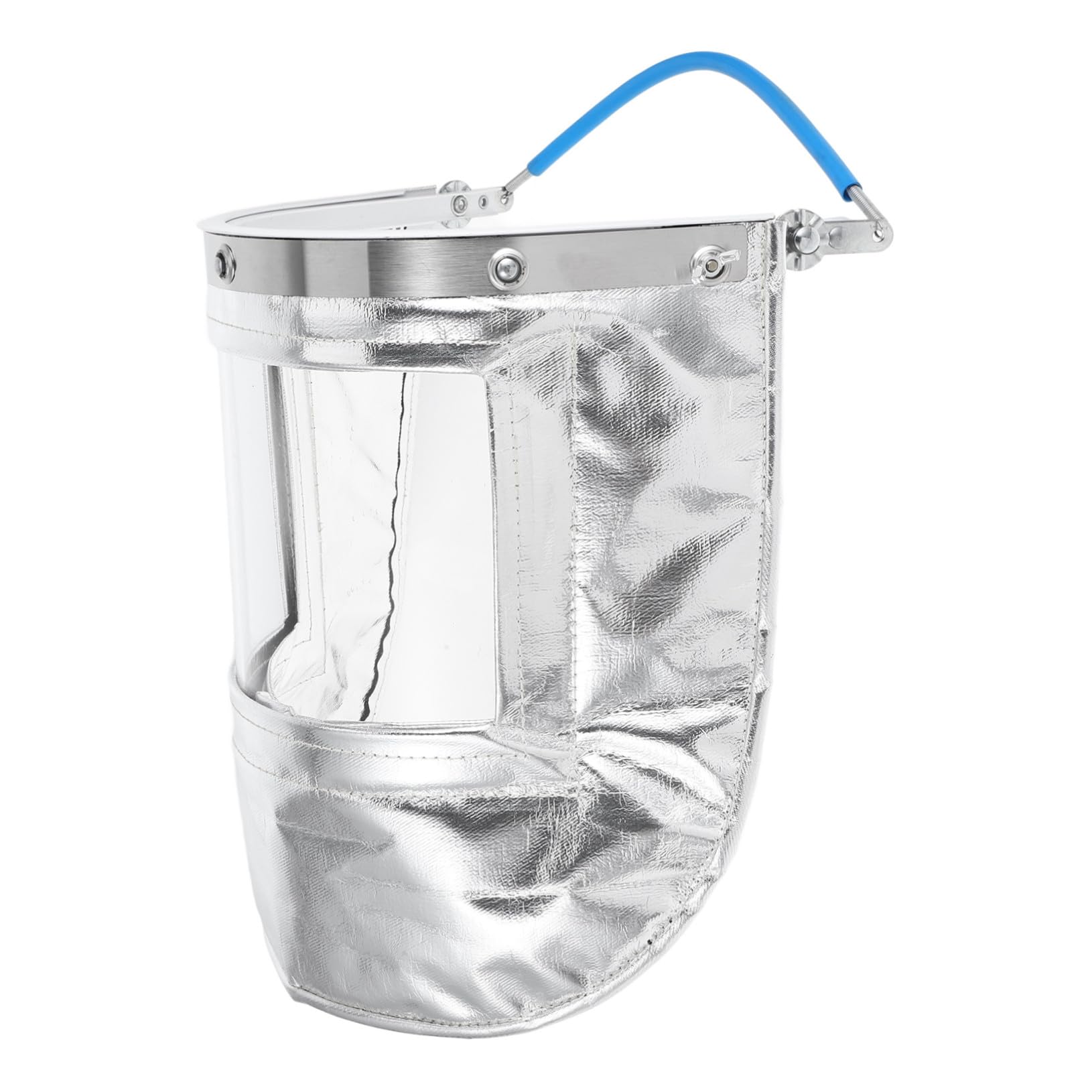 Anneome Gesichtsschutzmaske Transparenter mit Hitzebeständigem Aluminiumfolie Schutz Voll Schild Hochtemperatur für Industrielles Arbeiten und Schweißerschutz