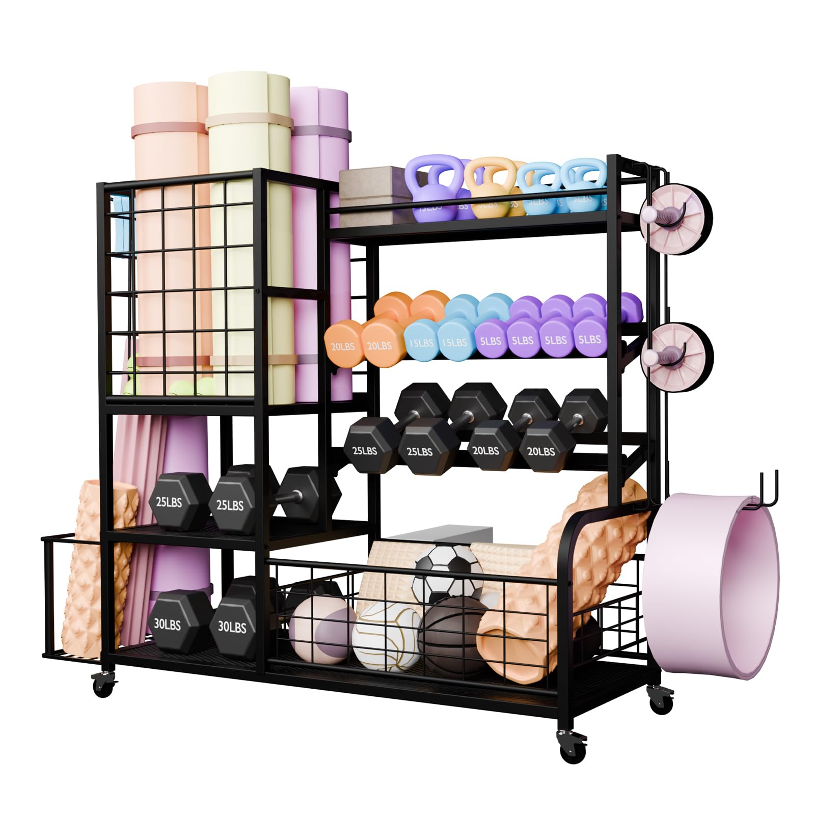 Weight Support Pattern Rack Snapklik.com : 700LBS Dumbbell Rack Weight Stand - Bonvork Adjustable ...