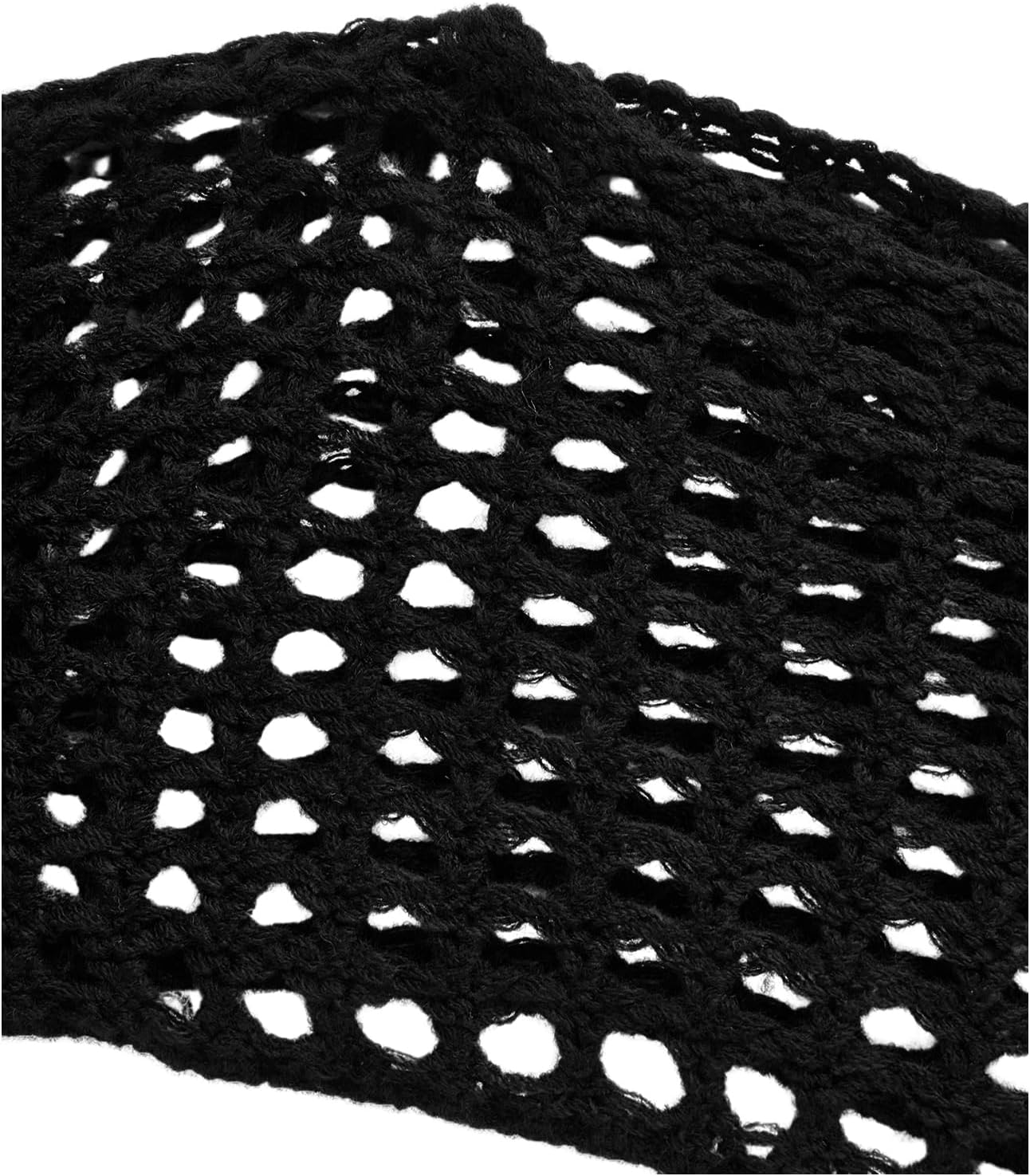 SHENHE Women's Crochet Shrug Hollow Knit Bolero Shrugs Sweater Crop Top Y2K Bell Sleeve Swimsuit Cover Up - Image 6