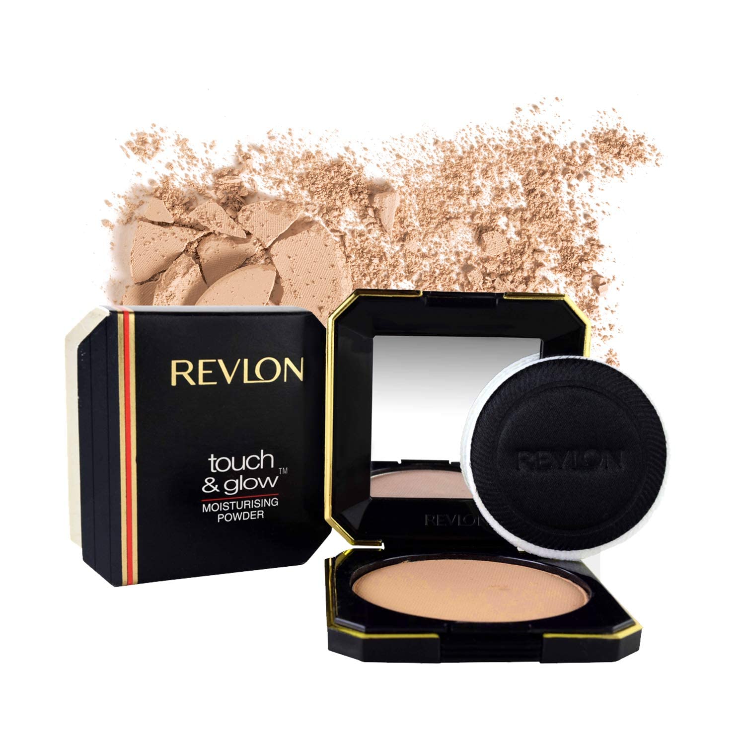 Revlon Touch And Glow Moisturising Powder, Natural Matte (12g)