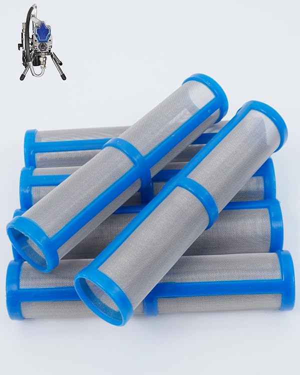 LUCKXUANYUAN 6-Packs 100 mesh 246382 Pump Manifold Filter, Short, Compatible with Graco ST, STX, 390, Ultra 395/495/595 Airless Sprayers by LUCKXUANYUAN - Used condition - US$12.33