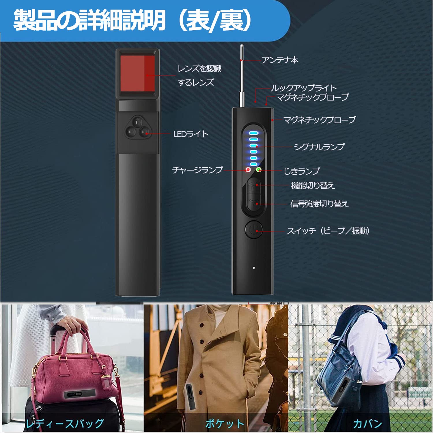 電波探査機 盗聴盗撮探査機 デジタルスーパーバグアナライザー FBI6000