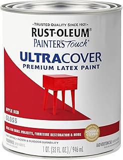 Rust-Oleum 1966502 Painter's Touch Brush Acrylic Latex Paint, 1 Quarts (...
