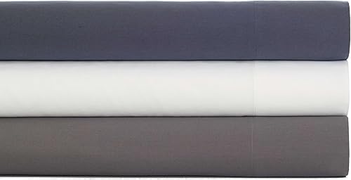 Miniatura 4 de Essential - Funda de satén blanco, tamaño King, patrón sólido blanco