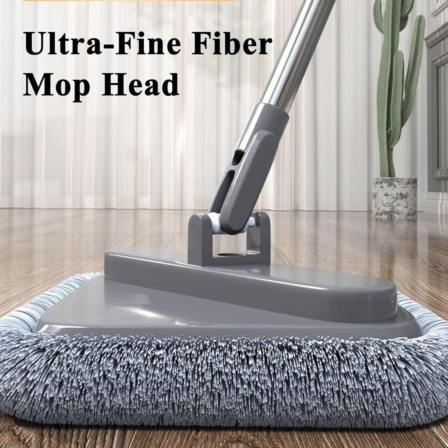 Spin Square Mop, M16 Spin Mop, Square 2/6 Cloths, Self Wash M16, Bucket Separate Clean,Bucket with Wringer Set 12027(6 Cloths)