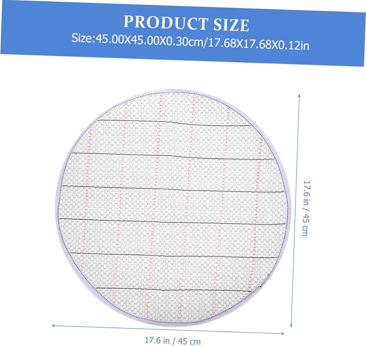 BEBEMOKO Blank Rug DIY Mesh Carpet Embroidery Material Mesh Fabric for Cross-Stitching