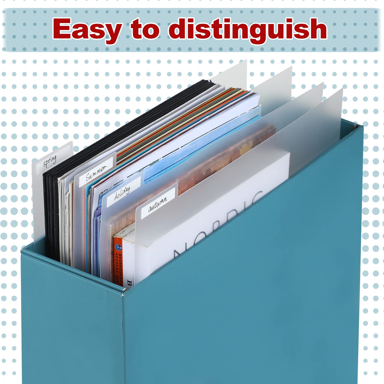 Scrapbook Paper Dividers for Dividing 12 X 12 Inch Scrapbook Paper