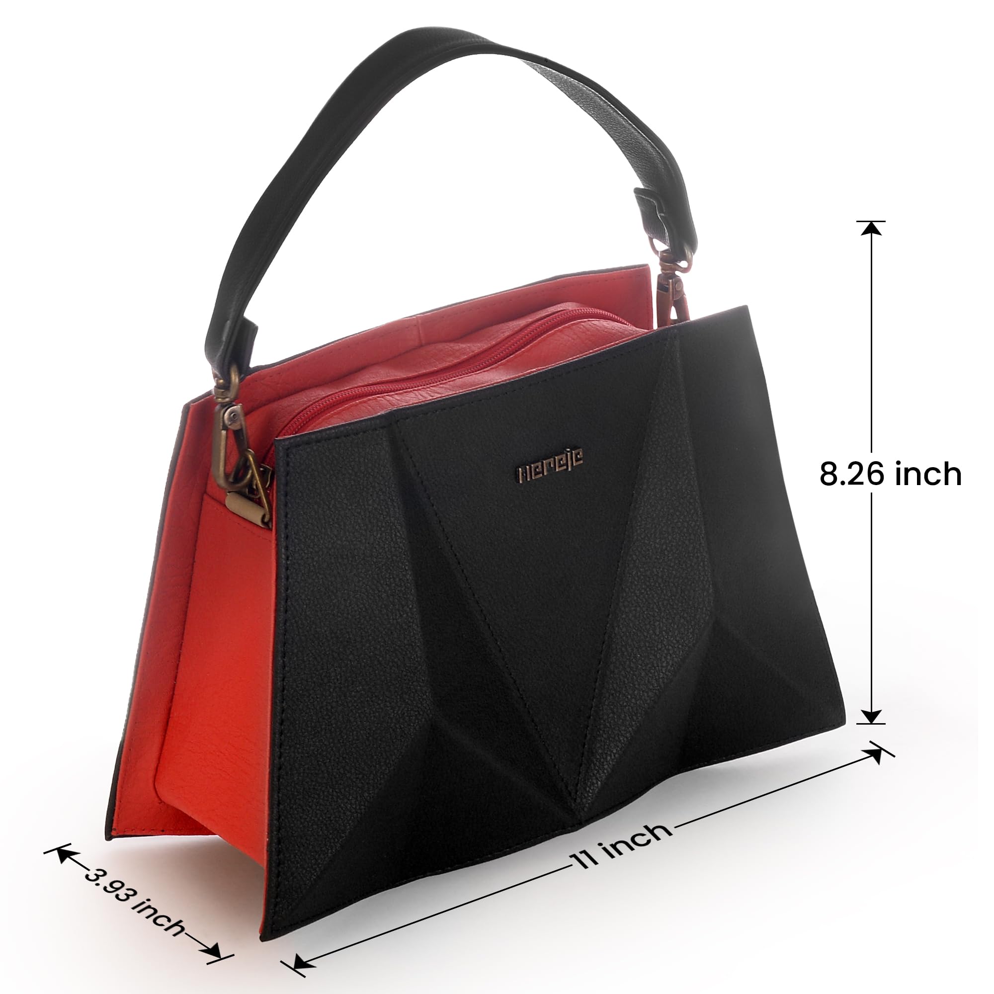 Geometric Bag – Premium Vegan Leather Women Purse –Small Crossbody Bags Shoulder Bag for Women Stylish Ladies Messenger Bags Purse and Handbags Wallet
