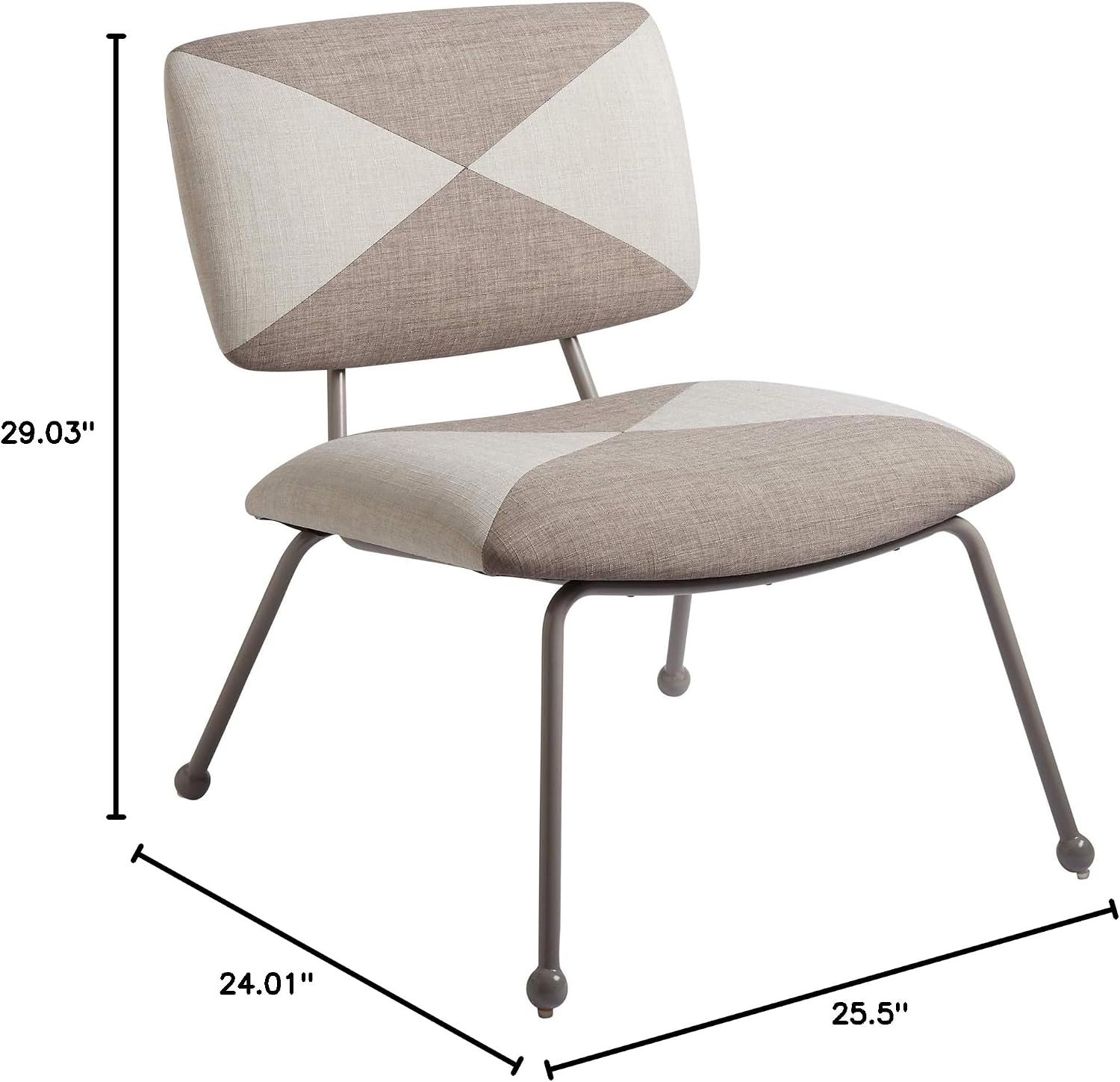 Now House by Jonathan Adler Matteo Upholstered Chair Accent, Praline