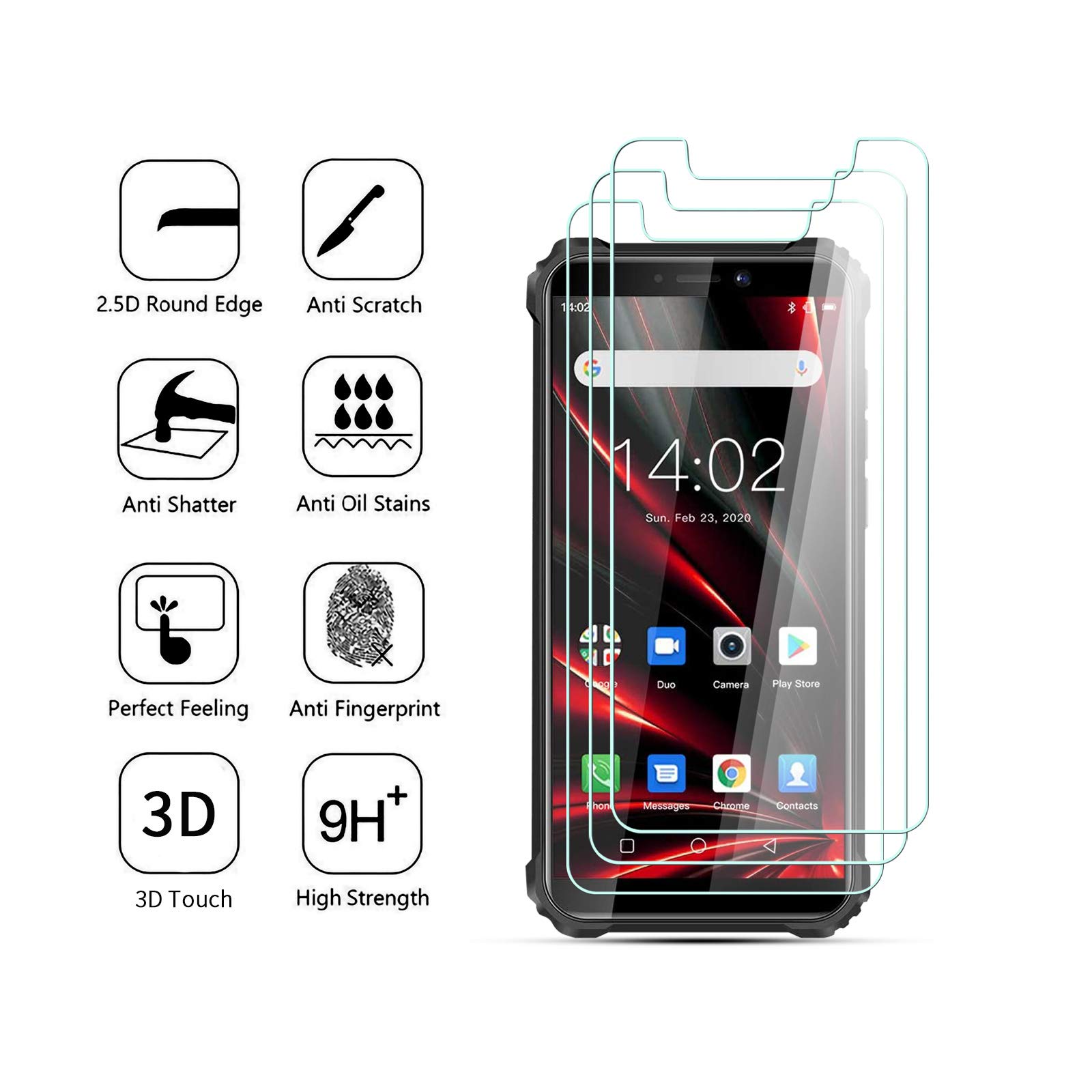 Pellicola Protettiva per Ulefone Note 10 schermo trasparente