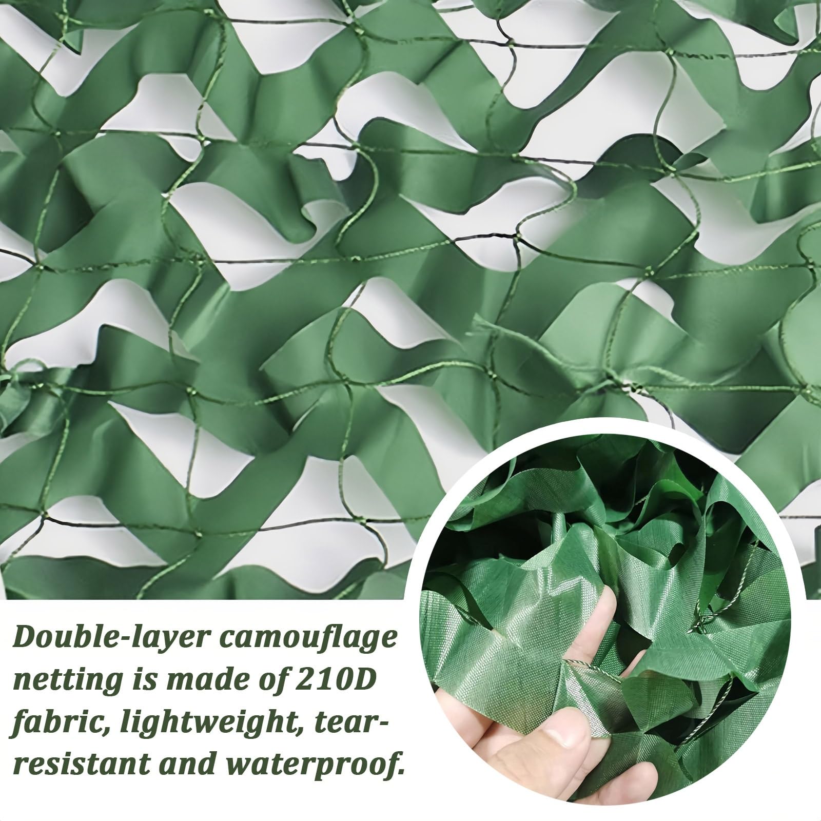 Diferentes tamaños Red de Camuflaje | Ligero Malla Camuflaje | Red de protección Solar | para Forestal, Cámping, Fiesta, Militar, Cubiertas del Coche, observación de Aves