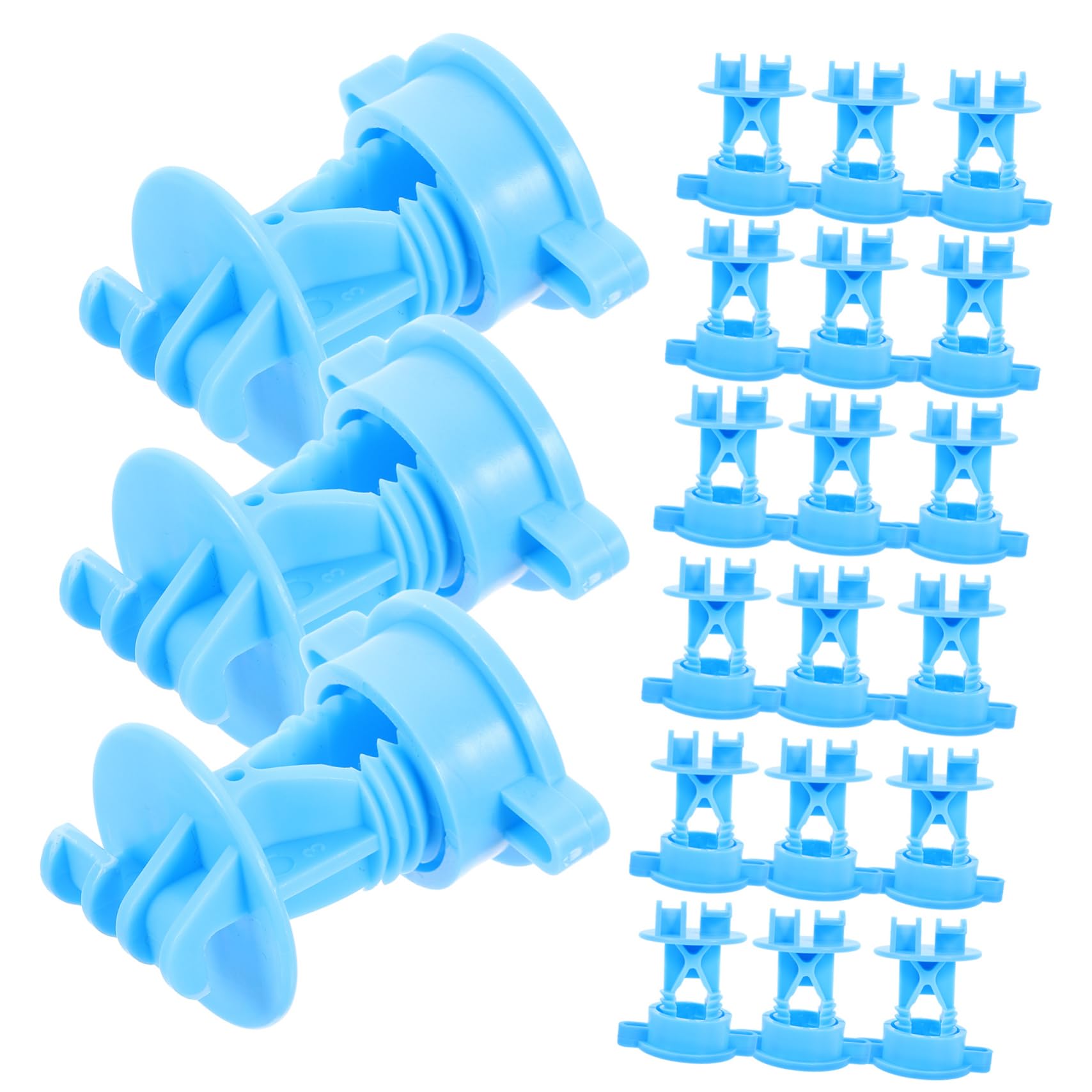 Sosoport 50pezzi Isolatori Per Filo Ad Anello Resistenti e Isolanti Per Recinzioni Agricole Impermeabili e Antiusura Per Recinto Con Paletti Accessori Essenziali Per Sicur