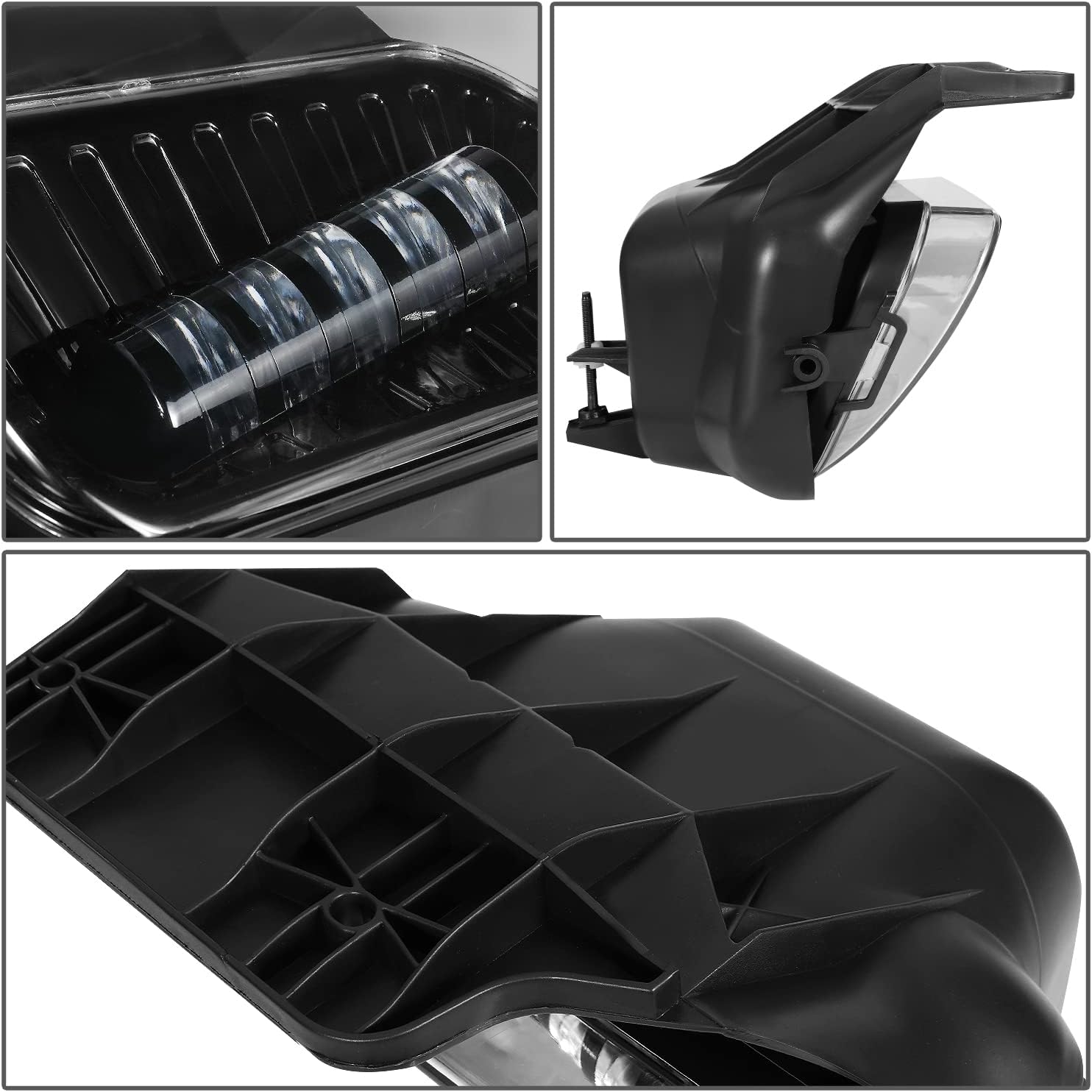 DNA MOTORING FL-ZTL-339-CH Pair of Fog Lights Compatible with 03-07 Silverado 1500 2500HD 3500 / Classic / 02-06 Avalanche