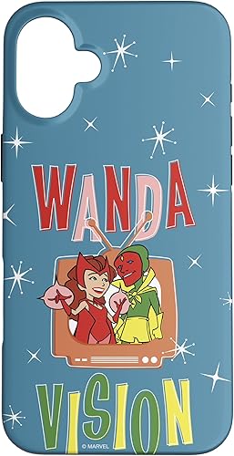 Vista 58 de Funda para TV retro WandaVision Wanda & Vision para iPhone 13 Marvel
