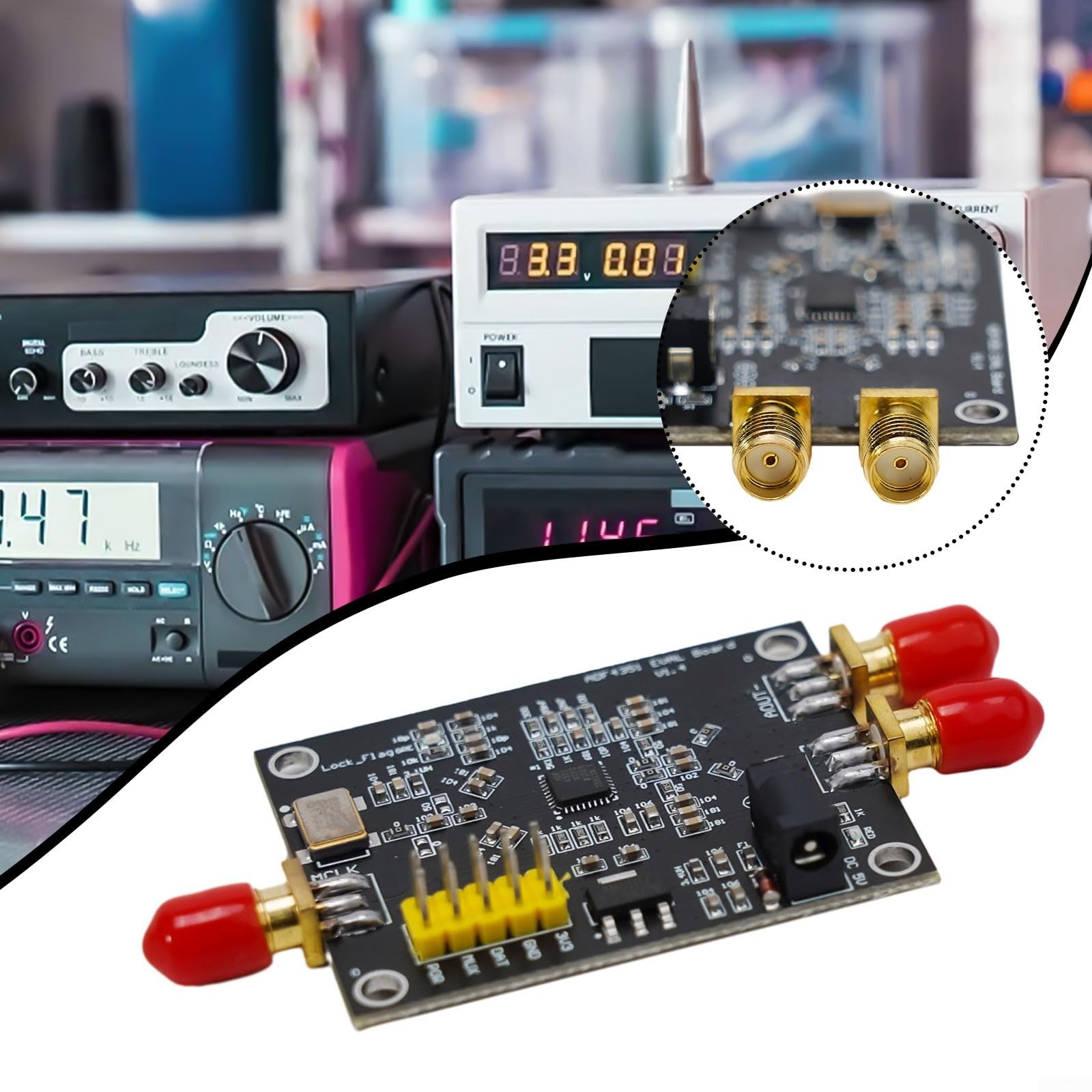 ADF4351 RF Signal Generator 35M-4.4GHz PLL Development Board