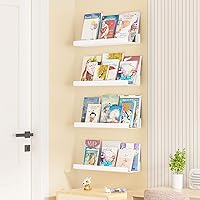 Vista 2 de upsimples Estantes acrílicos para decoración de pared, estante de exhibición de 15 pulgadas, organizador de perfumes para baño, dormitorio, sala