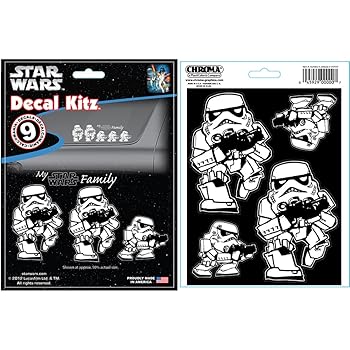 stormtrooper family car decal