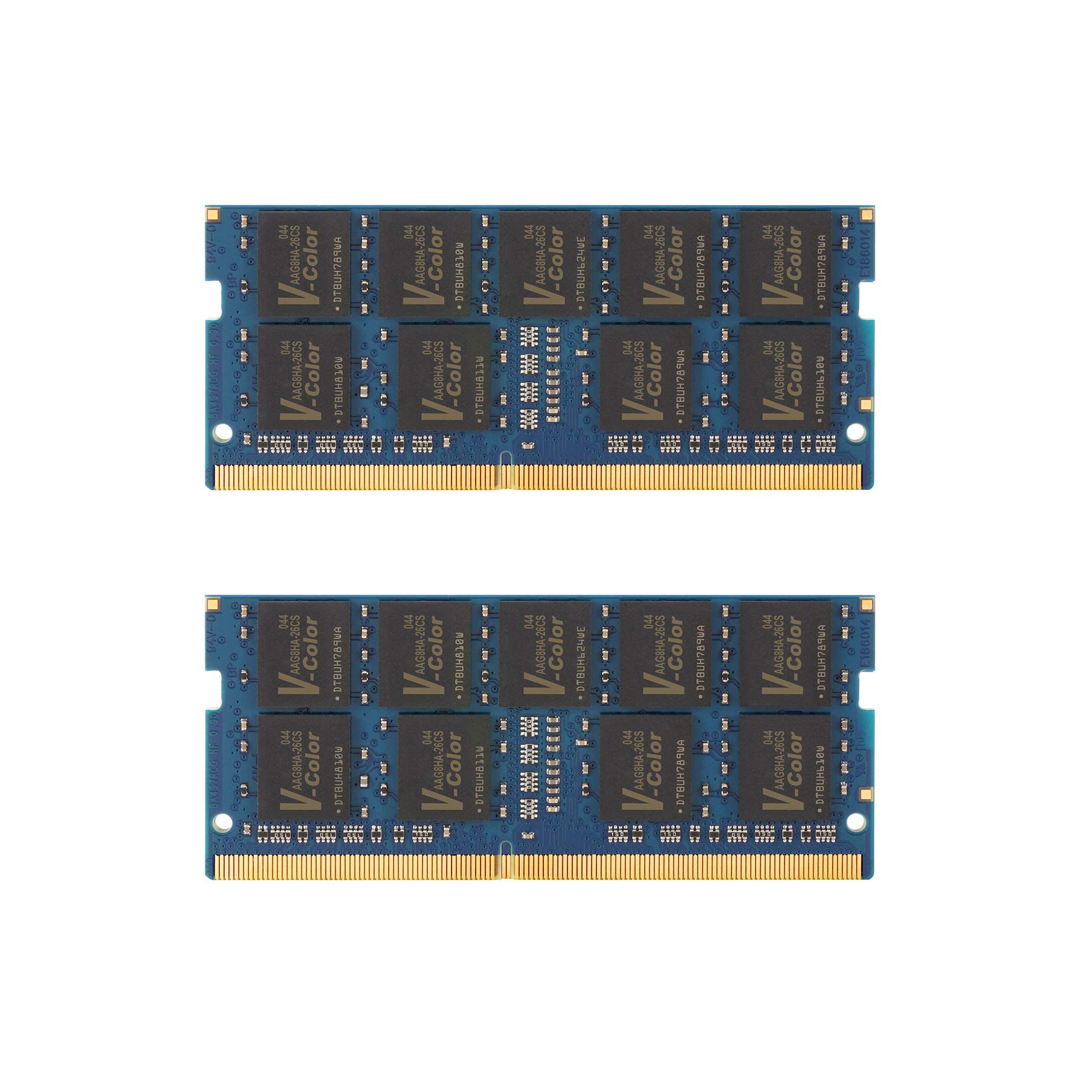 v-Color 64GB (2 x 32GB) ECC SO-DIMM DDR4 2666MHz (PC4-21300) 2Rx8