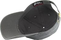 Vista 133 de KBETHOS® Gorra de béisbol de algodón ajustable de algodón con corona baja clásica Pigmento rojo teñido