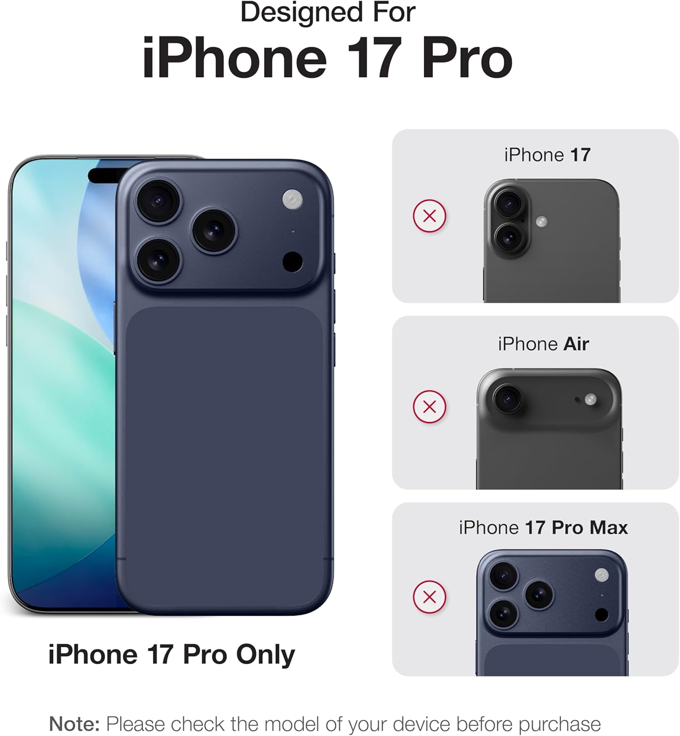 AMAZINGthing for iPhone 17 Pro [Titan Pro MagSpin Case], Built-in 360° Spin Stand, Designed for MagSafe Accessories, 12FT Drop Proof, Magnetic Phone Cover with Rotatable Kickstand, Clear