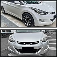 Vista 9 de Spec-D Tuning Luces antiniebla de lente transparente + 881 bombillas + interruptor incluido compatible con Hyundai Elantra Sedan 4D L+R 2011-2013