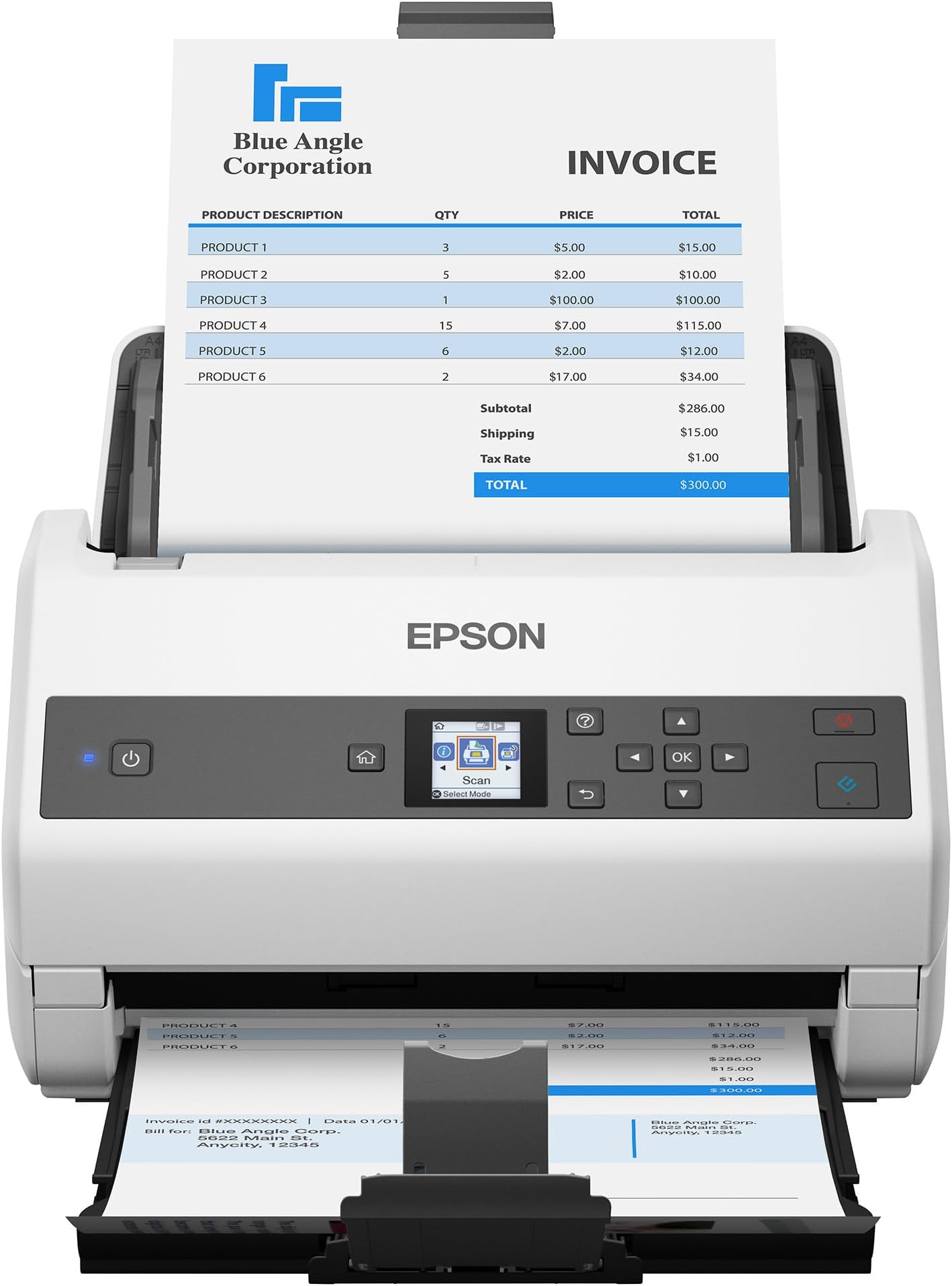 Epson Workforce DS-970 Sheetfed Scanner - 600 dpi Optical - 30-bit Color - 30-bit Grayscale - 85 pp