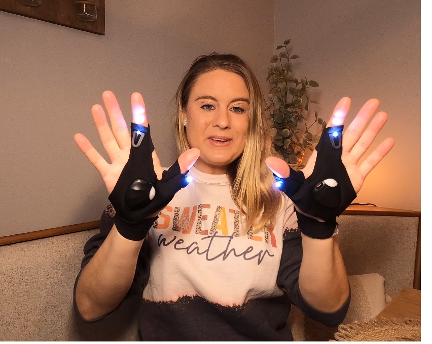 best rechargeable flashlight gloves Watch KOOPOOL LED Outdoor Fishing on Amazon Live Size:Length: 4 1/2