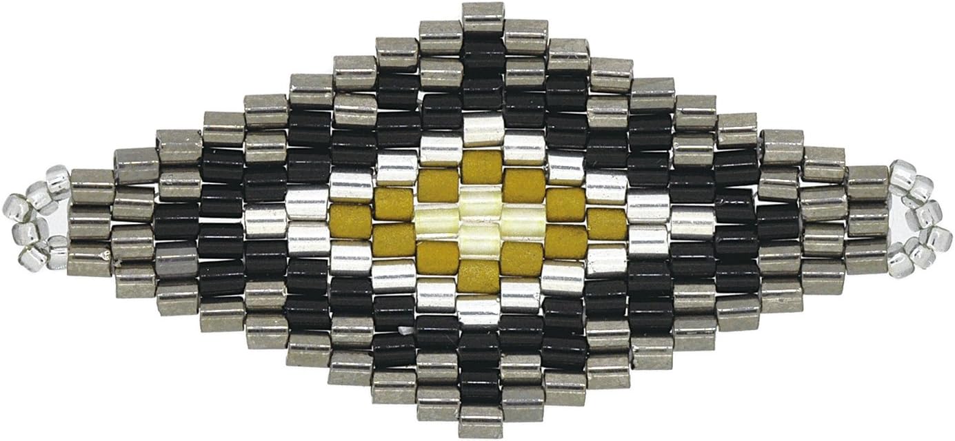 TOHO DNA Beads Finding BFG21 Accessory Parts, Bead Finding, Approx. 1.7 x 0.8 inches (4.4 x 2 cm), Col. 2, Multi, Diamond Shape, 1 Piece