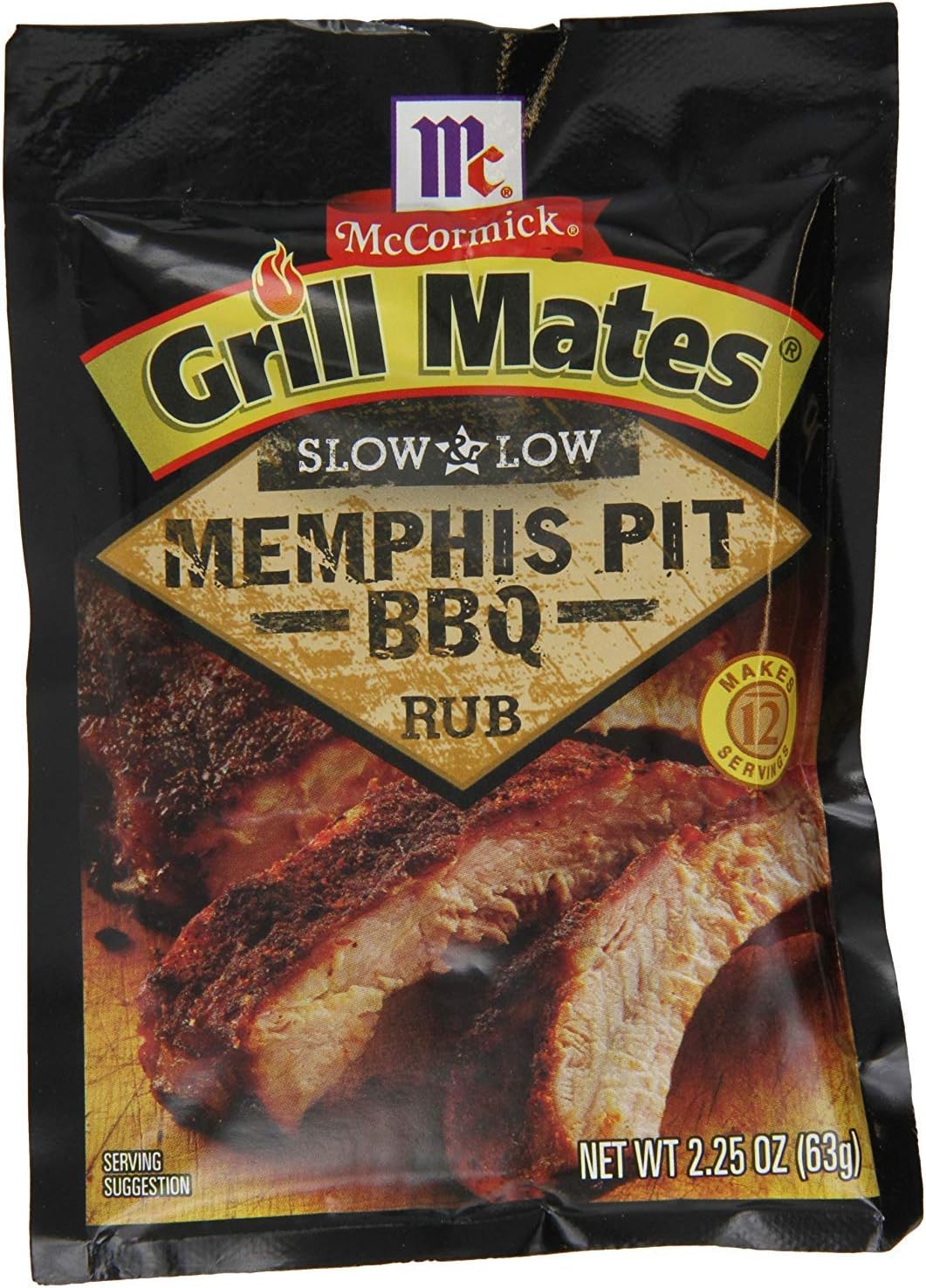 McCormick Grill Mates Slow & Low Memphis Pit Bbq, 2.25 oz