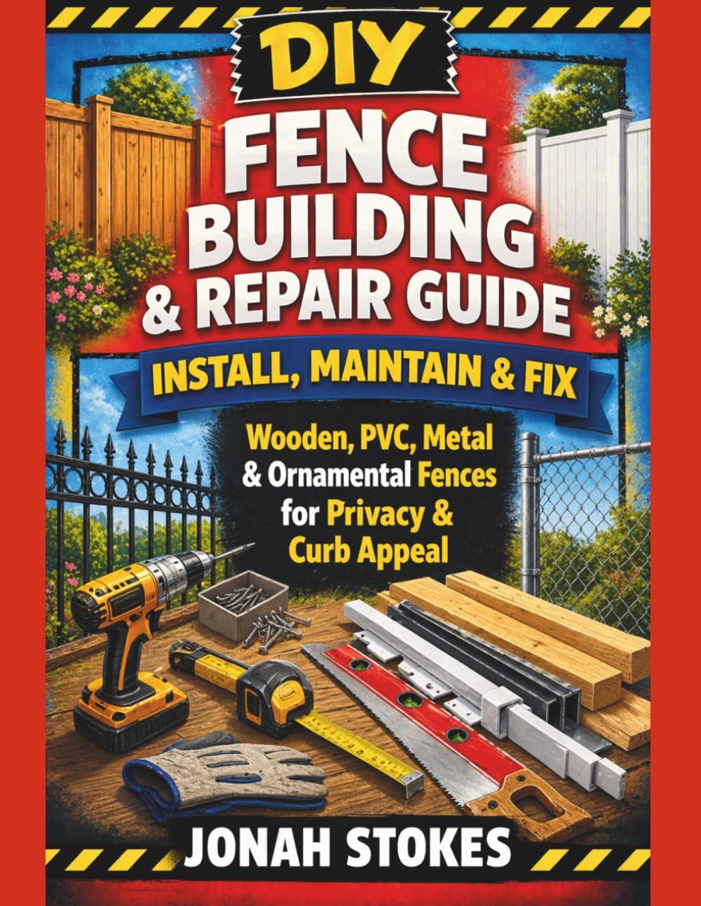 Fence Building & Repair Guide: Install, Maintain & Fix Wooden, PVC, Metal & Ornamental Fences for Privacy & Curb Appeal (The Workshop Expert Series)