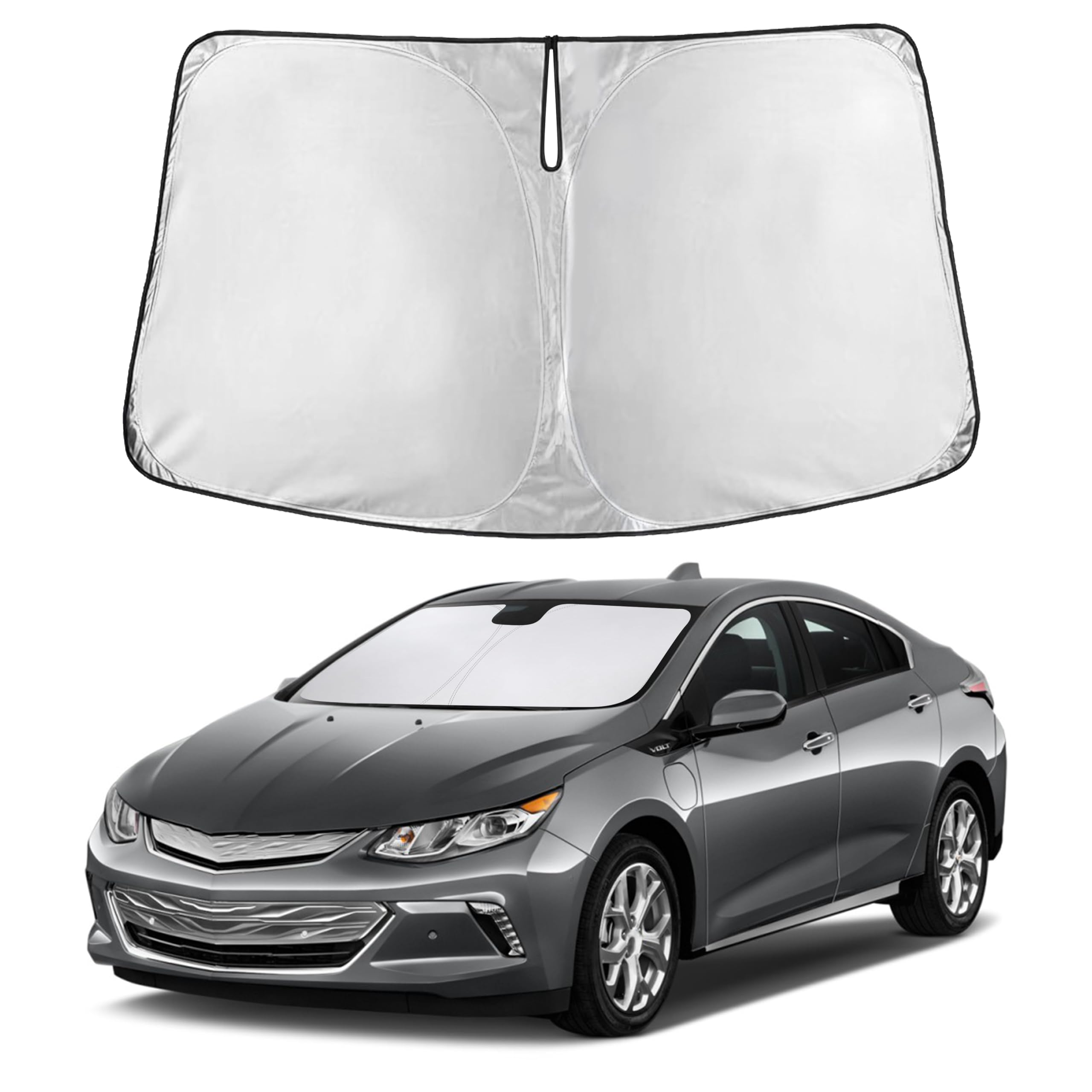 EcoNour Windshield Sunshade Compatible for Chevrolet Volt 2016-2018 2019
