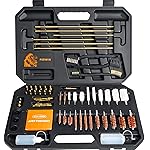PERWIN Universal Gun Cleaning Kit for All Caliber Pistol Rifle Handgun Shotgun Hunting Cleaning Kit with Brass Rods and Tough Carrying Case, Gun Accessories Gifts for Men