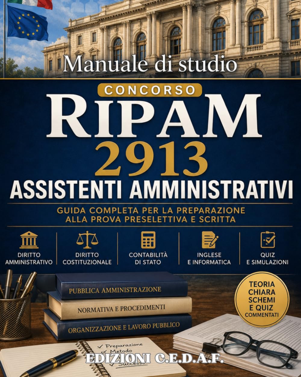 Manuale di Studio per Concorso Ripam 2913 Assistenti Amministrativi