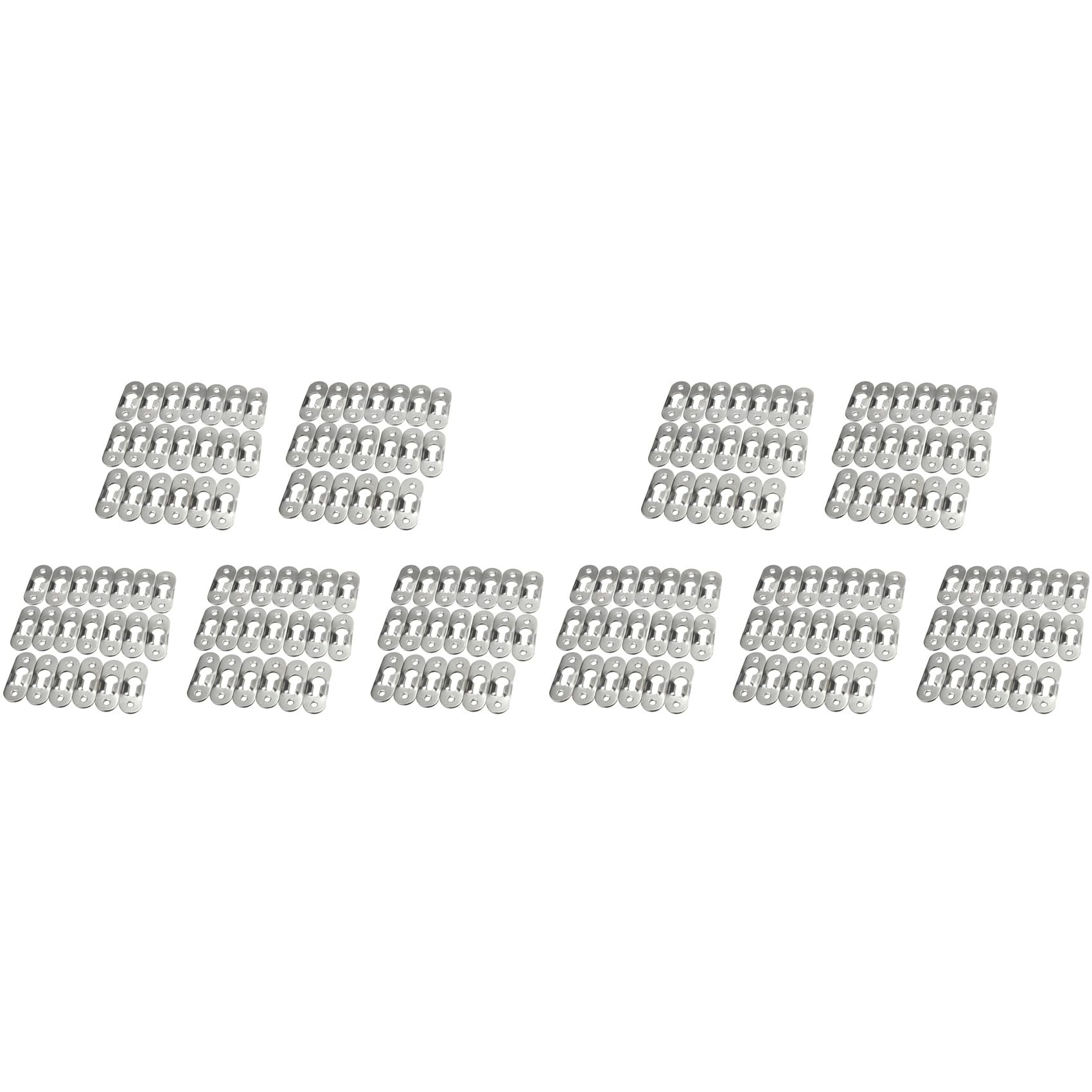 Jnchdghwa Silver 200 Pcs 44Mm Metal Keyhole Hanger Fasteners Picture Photo Painting Fasteners
