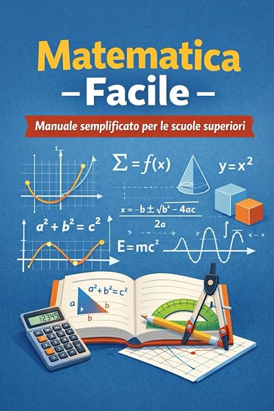 Matematica Facile: Manuale semplificato per le scuole superiori con spiegazioni passo per passo, esempi svolti ed esercizi