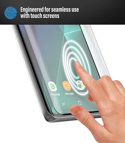 Miniatura 8 de magglass Protector de pantalla de vidrio templado Ultra para Samsung Galaxy S21 Ultra - Protector de pantalla transparente UHD sin burbujas