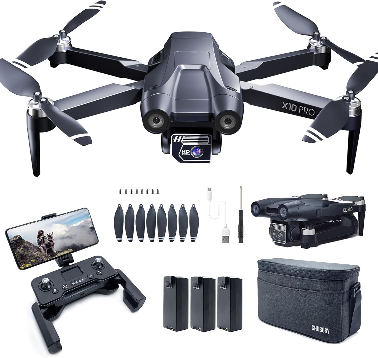 GPS Drone with Camera for Adults 4K UHD