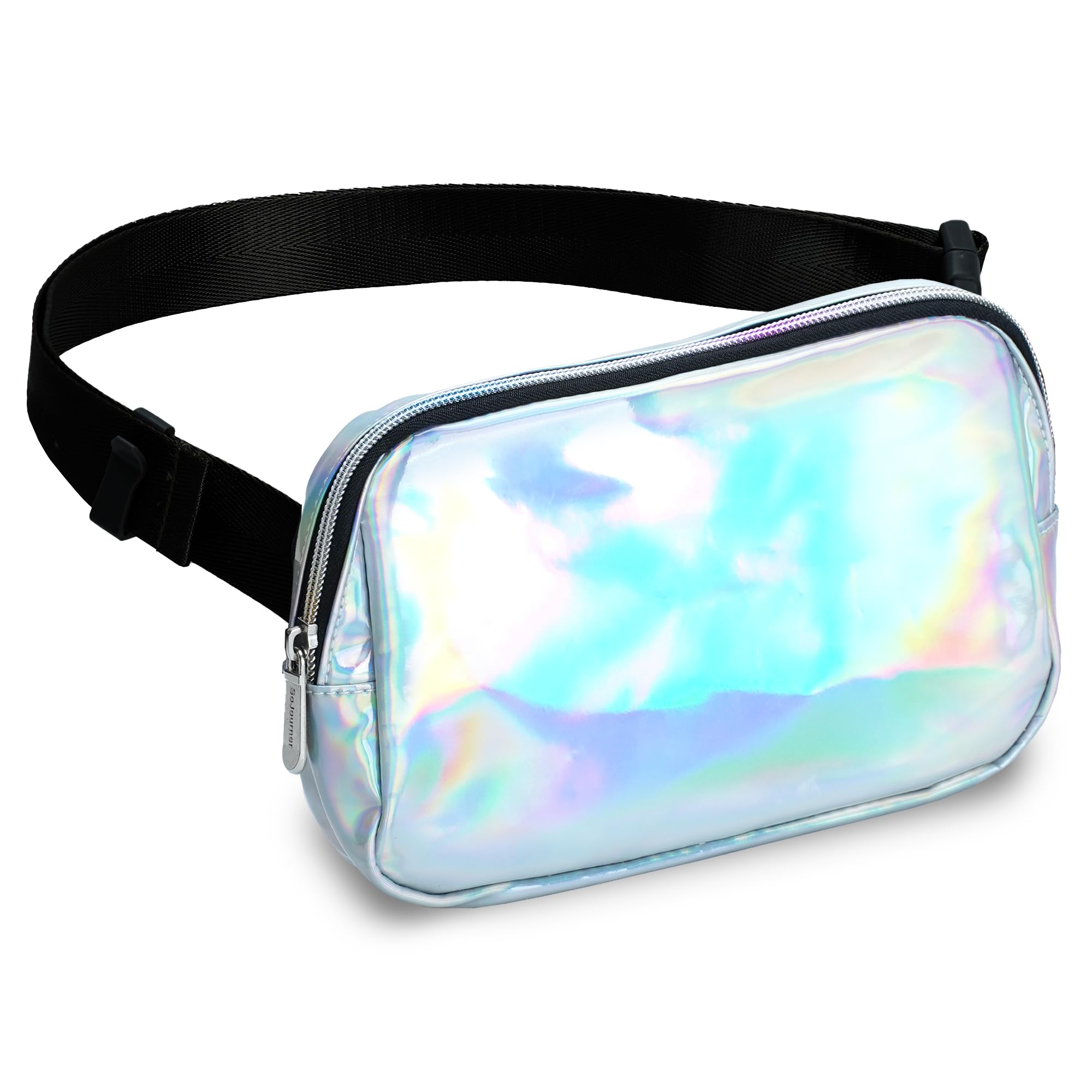 SoJourner Bags A5000 - FP-1 pok-Rave- PARENT, Silver, One-Size, Fanny Pack