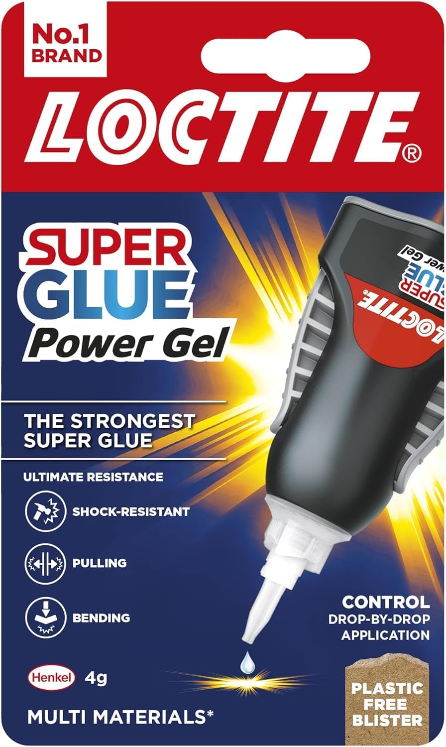 Loctite Super Glue Power Gel, Clear Non-Drip Adhesive, 1 x 4 g - Analyse des détails et conception
